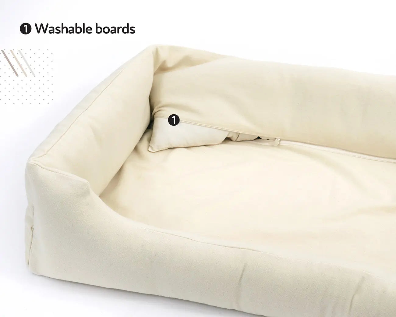 Wool Montessori Bed with Boards