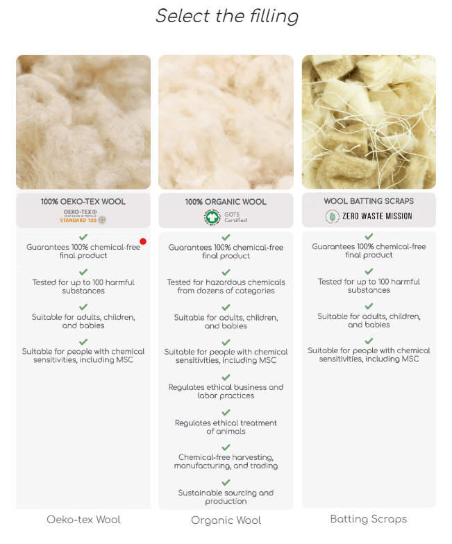 Large Wool Bean Bag Chair