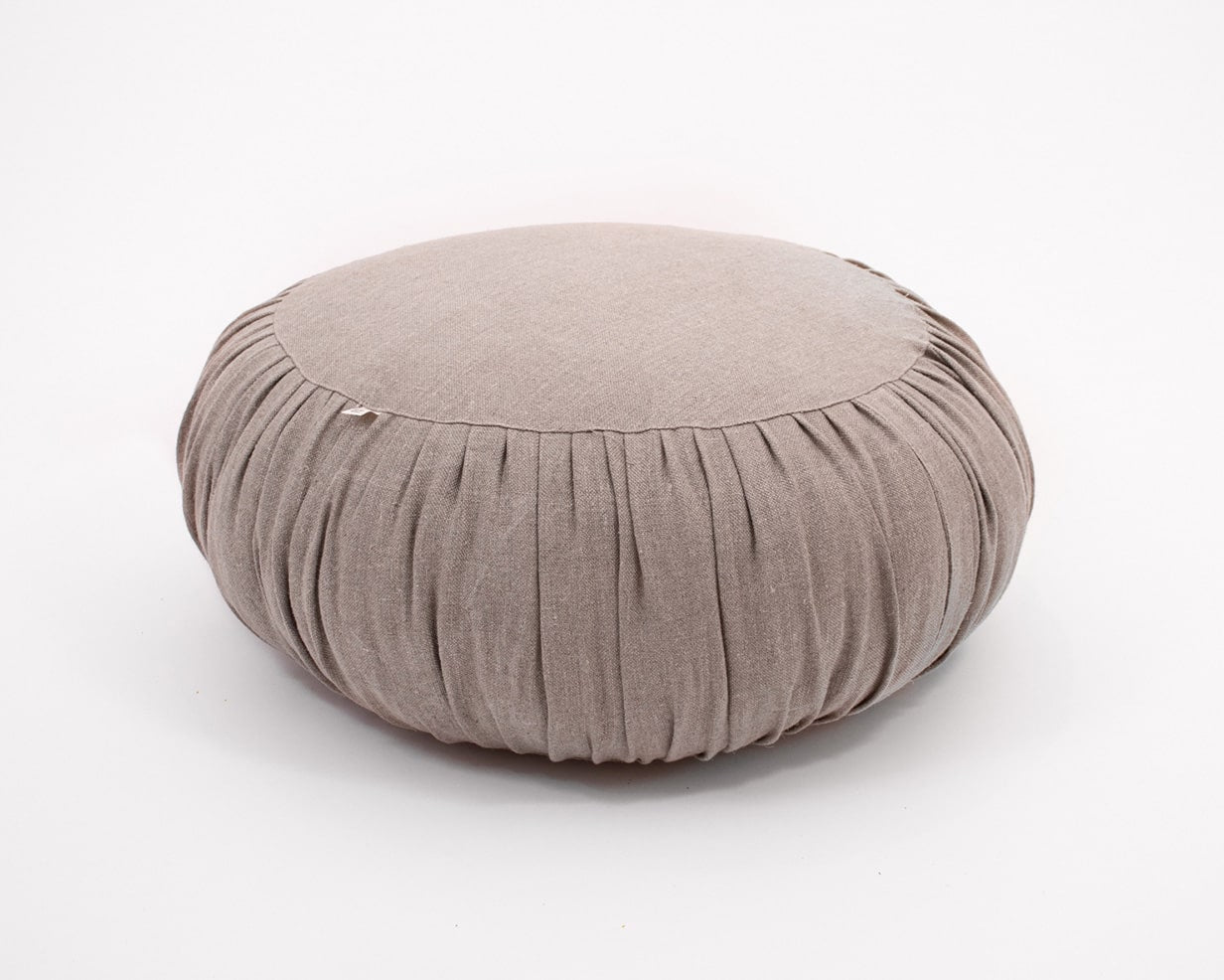 Wool Ottoman Pouf Nightstand