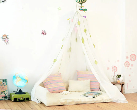 Wool Montessori Bed with Boards