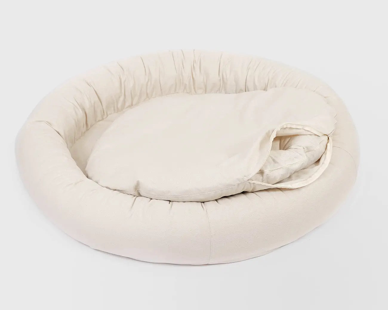 Round Wool Pet Bed