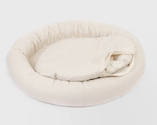 Round Wool Pet Bed