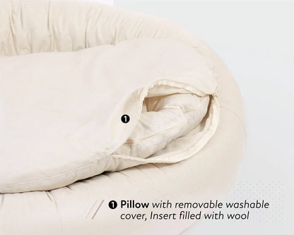 Round Wool Pet Bed