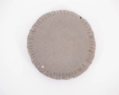 Wool Ottoman Pouf Nightstand