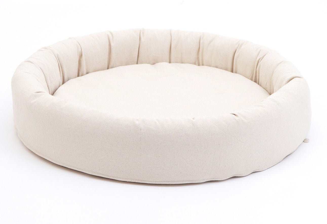 Round Wool Pet Bed