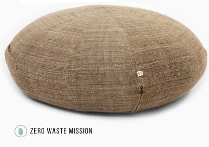 Wool Round Ottoman Cushion