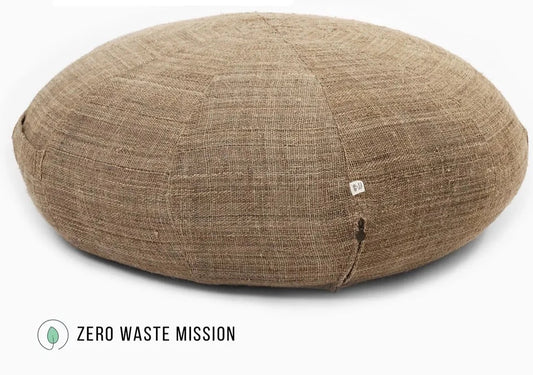 Wool Round Ottoman Cushion