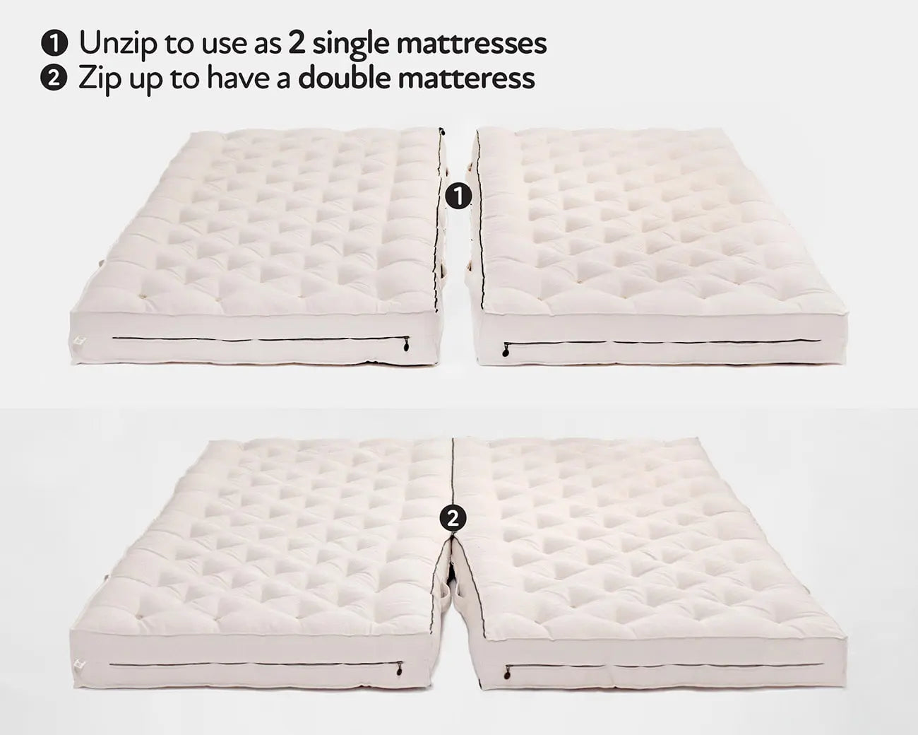 Split Wool Mattress