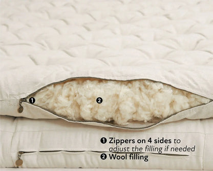 Wool Mattress Topper