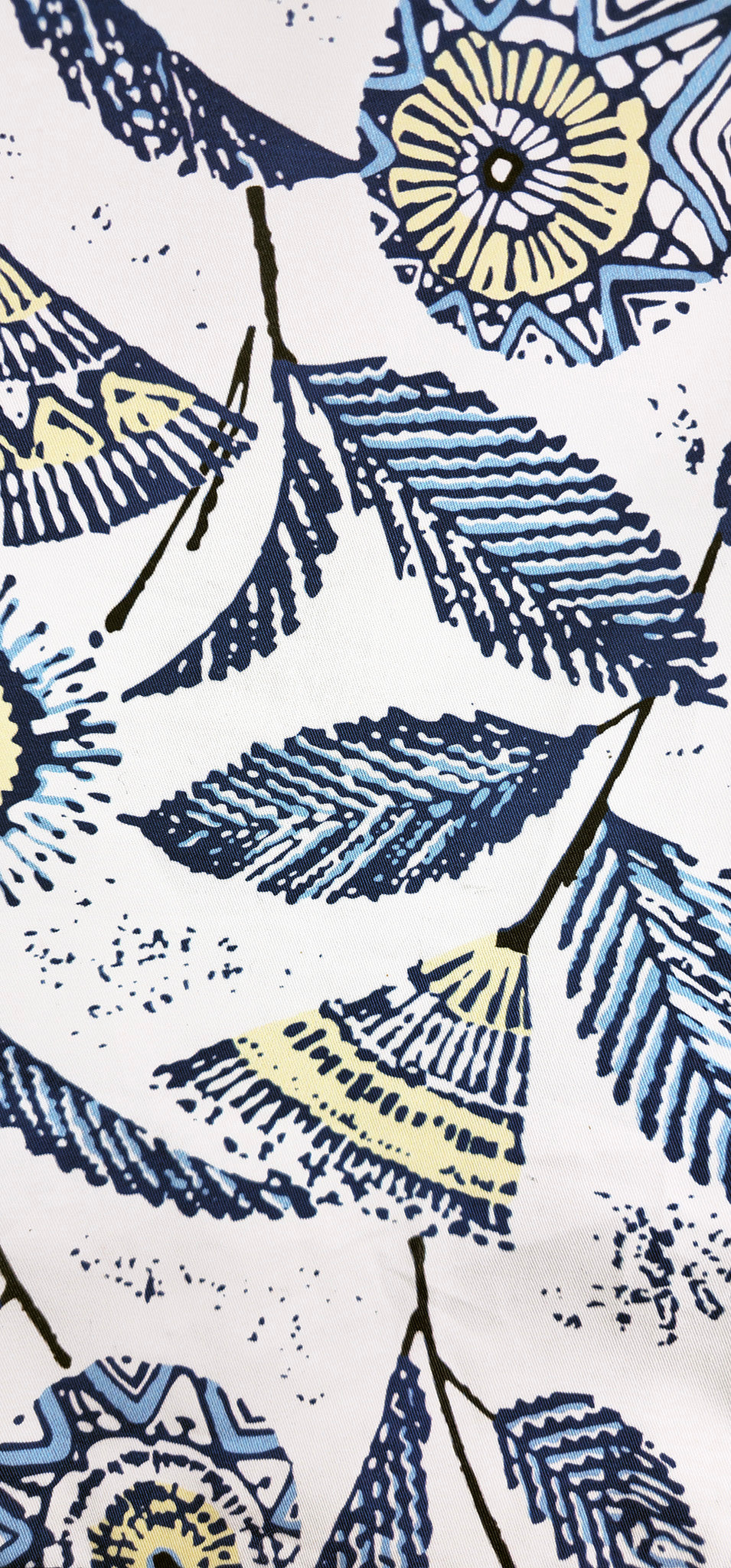 Block Print Floral Pillowcase