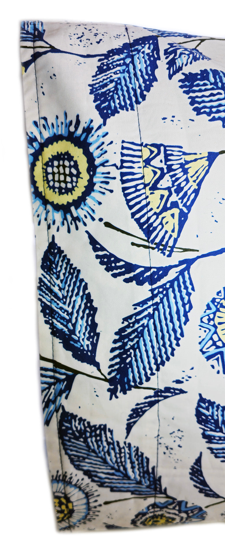 Block Print Floral Pillowcase