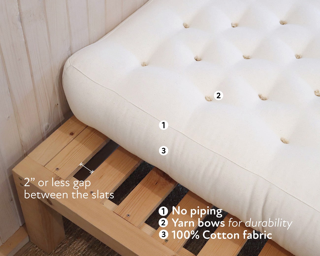 Split Wool Mattress